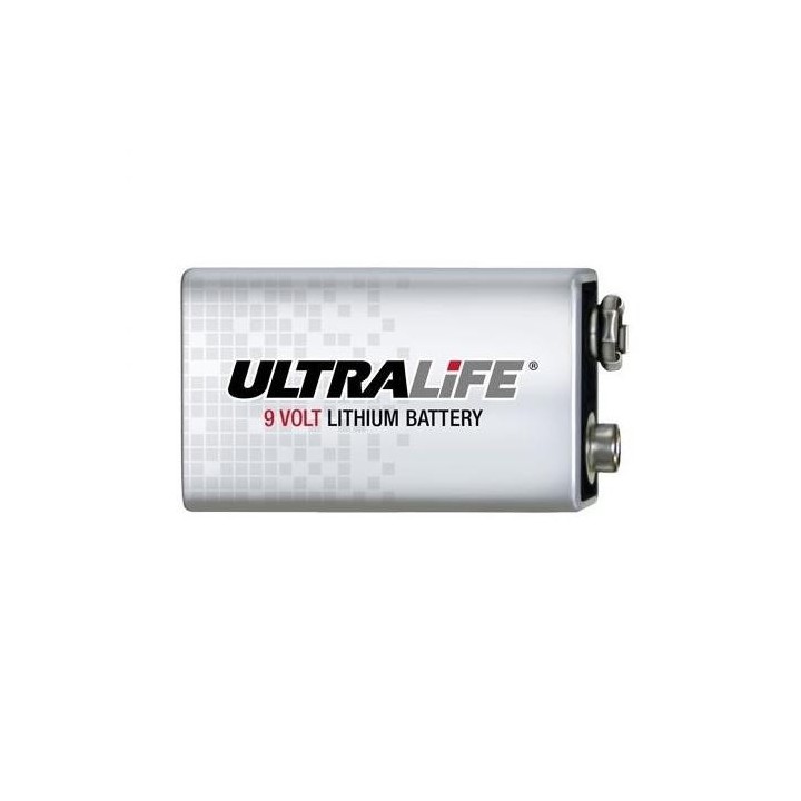 ULTRALIFE 9volt Lithium batterij