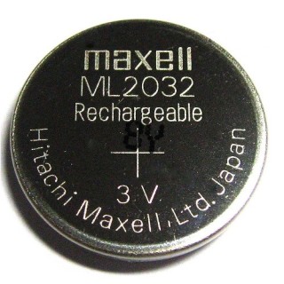 MAXEL ML2032 OPLAADBARE KNOOPCEL 3V