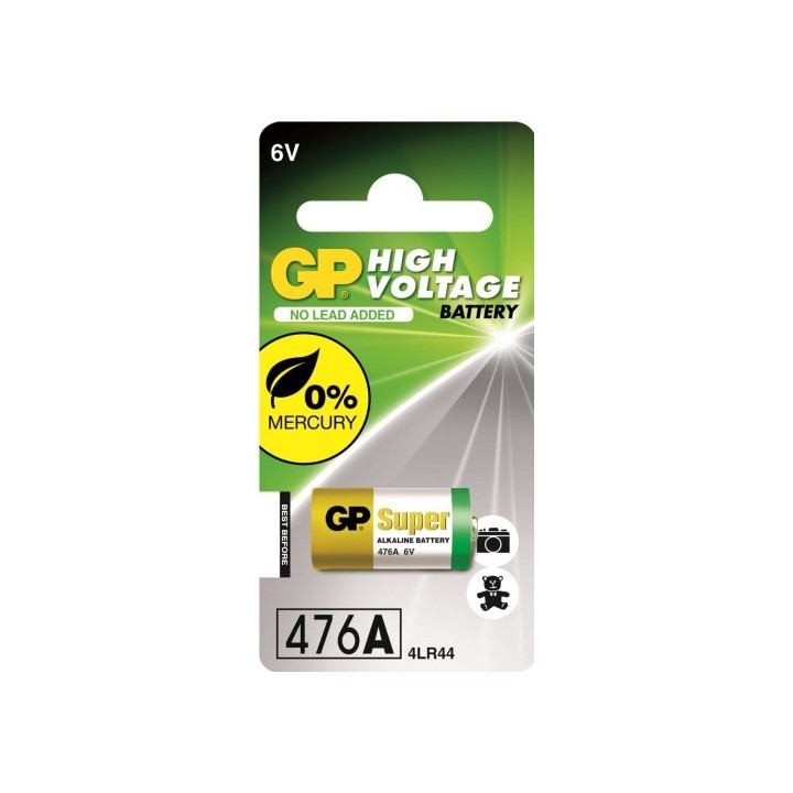 Alkaline batterij  GP476A,px28a,LR44