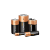 Disposable batteries AA, AAA, C, D 9volt